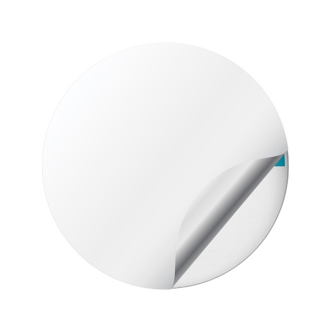 BMW Wheel Center Cap Domed Stickers White 1970