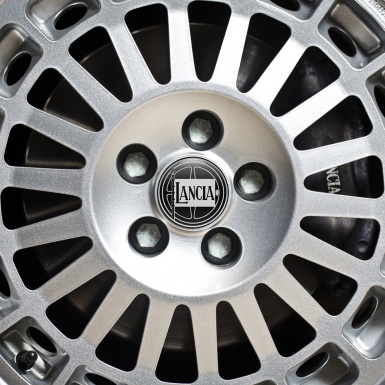 Lancia Silicone Stickers Center Hub Ultramodern Logo