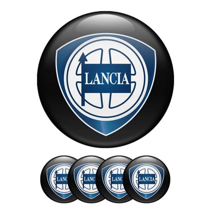 Lancia  Sticker Wheel Center Hub Cap Blue Badge