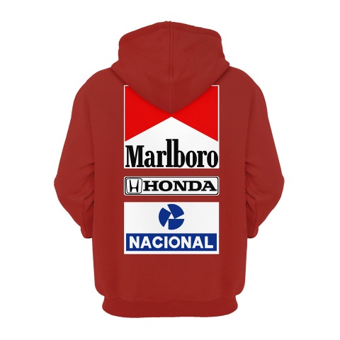 Honda Hoodie Dark Red Nacional Logo Edition