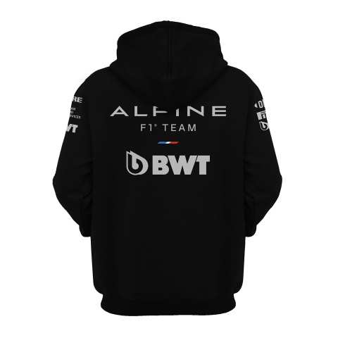 Alpine F1 Team Hoodie Black Blue Edition