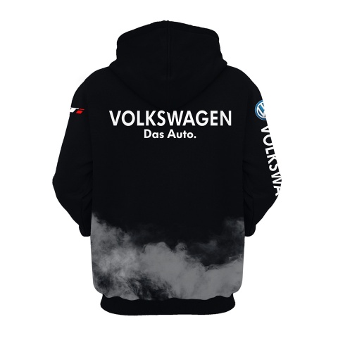 VW Golf GTI Hoodie Black Red Tuning Collage Design