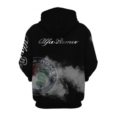 Alfa Romeo Sweatshirt Black Red Grey Smoke Edition