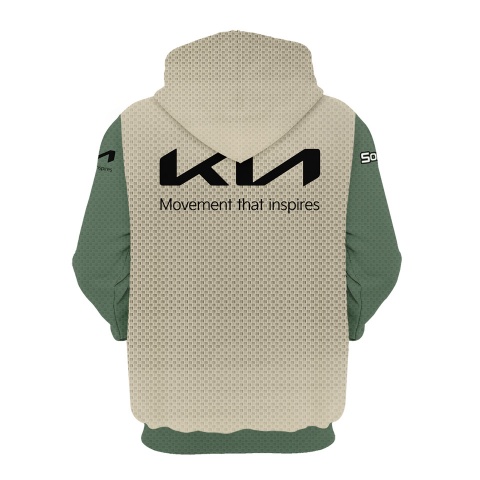 Kia Sorento Sportage Sweatshirt Beige Olive Green Collage