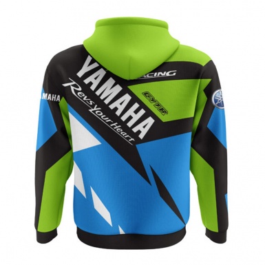 Yamaha Hoodie Blue Lime Black GYTR Edition Sweatshirts Clothes X Sticker