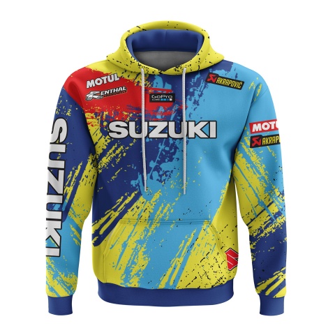 Suzuki Sweatshirt Blue Red Yellow Champion Edition