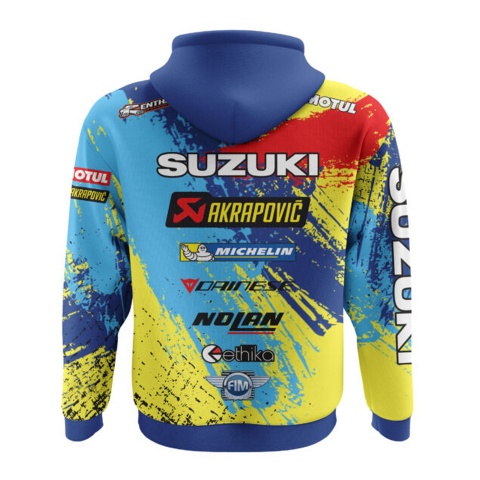 Suzuki Sweatshirt Blue Red Yellow Champion Edition