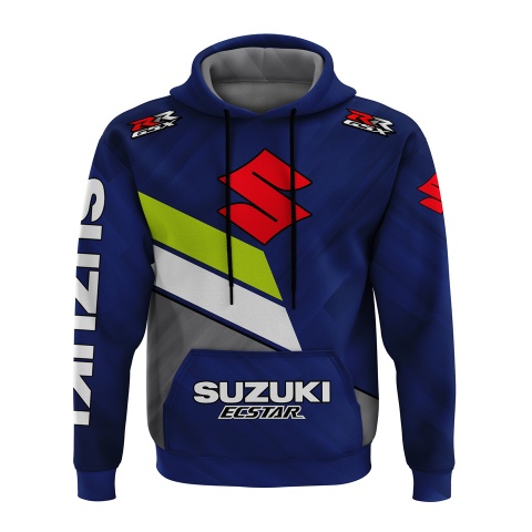 Suzuki RR GSX Sweatshirt Blue Red Lime Edition