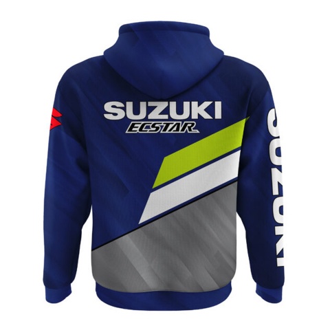Suzuki RR GSX Sweatshirt Blue Red Lime Edition