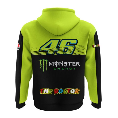 AGV VR46 Hoodie Valentino Rossi Lime Black Edition