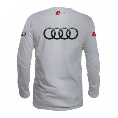 Audi RS6 T-Shirt Grey Black Red Edition