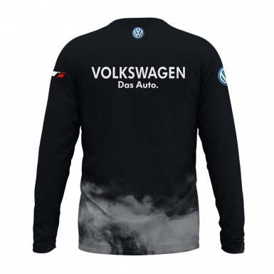 VW Golf GTI Long T-Shirt Black Red Tuning Collage Design