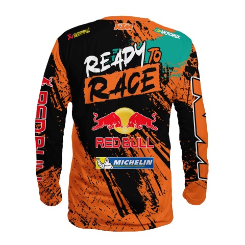 KTM Long Sleeve T-Shirt Black Orange Ready To Race Edition