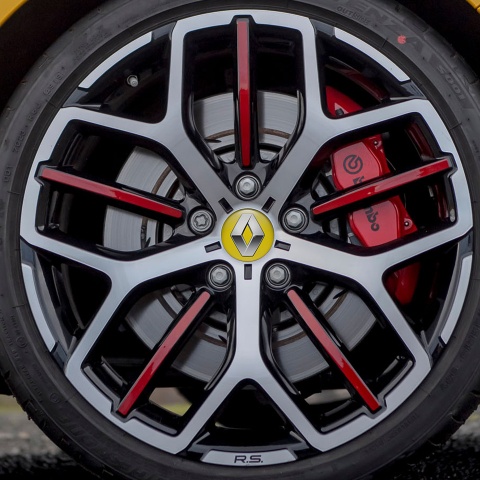 Renault Sticker Wheel Center Hub Cap 3D Logo Printing 