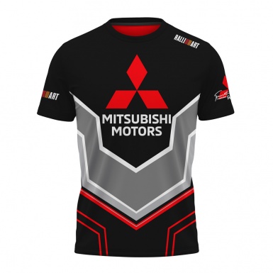 Mitsubishi T-Shirt Sport Mind Black Grey White Sport Edition