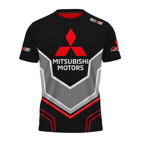 Mitsubishi T-Shirt Sport Mind Black Grey White Sport Edition