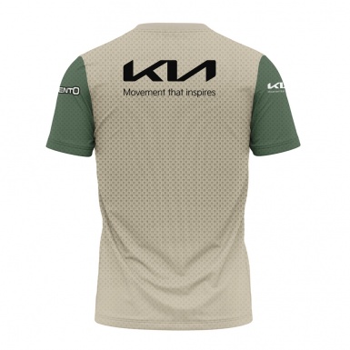 Kia Sorento T-Shirt Beige Olive Green Car Collage