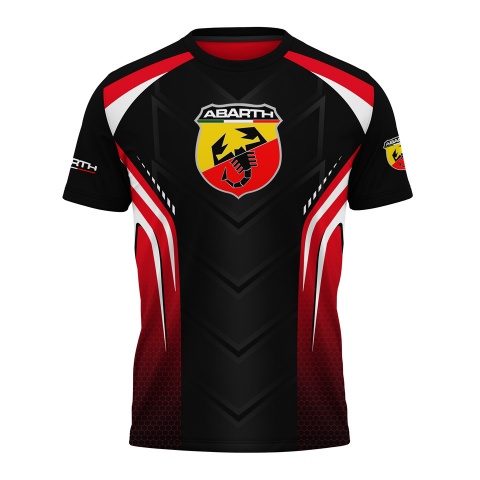 Fiat Abarth Short Sleeve T-Shirt Black Red Edition