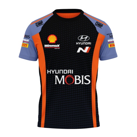Hyundai Mobis Short Sleeve T-Shirt Black Purple Edition