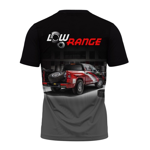 Toyota Short Sleeve T-Shirt Black Red Off Road Collage