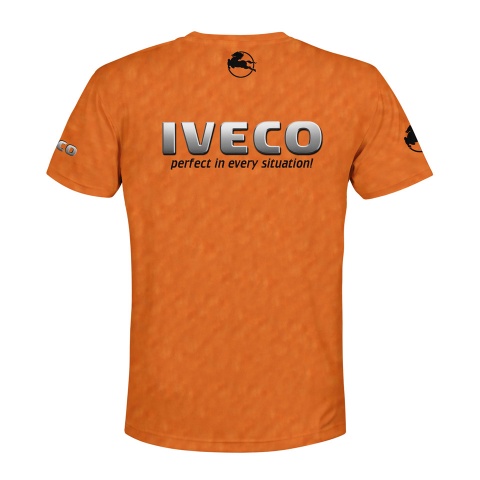 Iveco T-Shirt Short Sleeve Pegasus Multicolor Truck Print