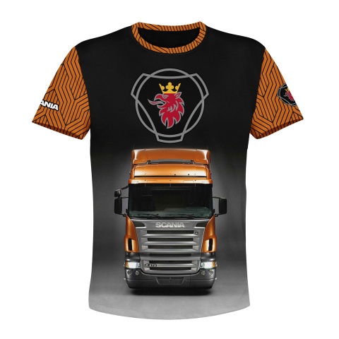 Scania T-Shirt Short Sleeve Black Multicolor Edition