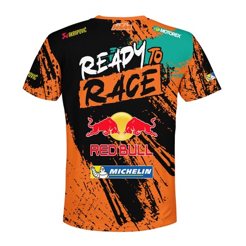 KTM T-Shirt Black Orange Ready To Race Edition