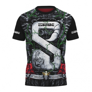 Music T-Shirt Scorpions Short Sleeve Sting In The Tail Album Print