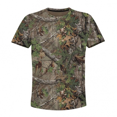 Hunting T-Shirt Short Sleeve Oak Forest Collage Edition