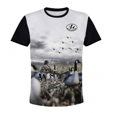 Hunting T-Shirt Short Sleeve Duck Season Field Hunter Print