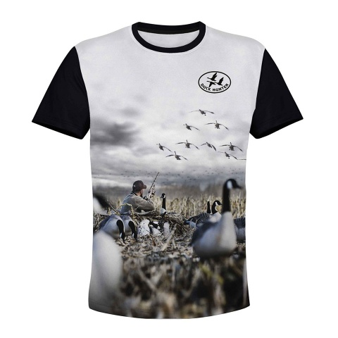Hunting T-Shirt Short Sleeve Duck Season Field Hunter Print