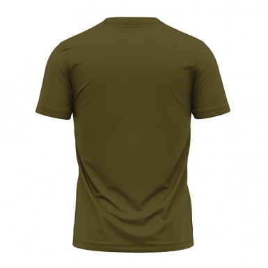 Fishing T-Shirt Short Sleeve Brown Blue Fish Feeding Edition