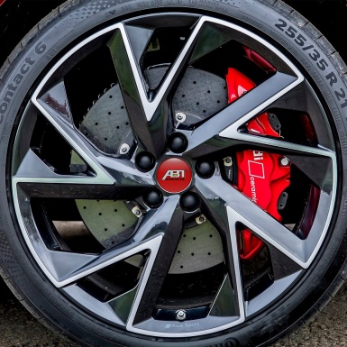ABT Sportsline Silicone Stickers Center Hub Red Line
