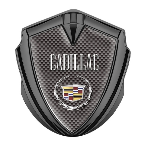 Cadillac Self Adhesive Bodyside Emblem Graphite Carbon Template