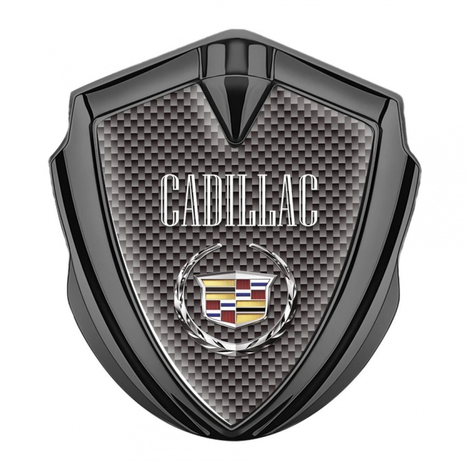 Cadillac Self Adhesive Bodyside Emblem Graphite Carbon Template