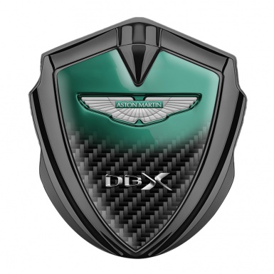 Aston Martin Bodyside Emblem Graphite Green Tint Carbon Design