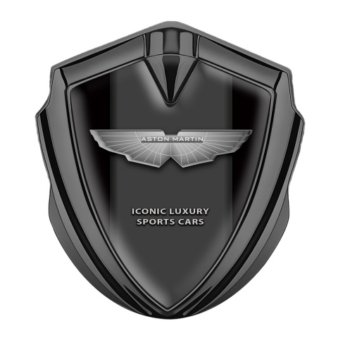 Aston Martin Bodyside Emblem Graphite Black Grey Edition