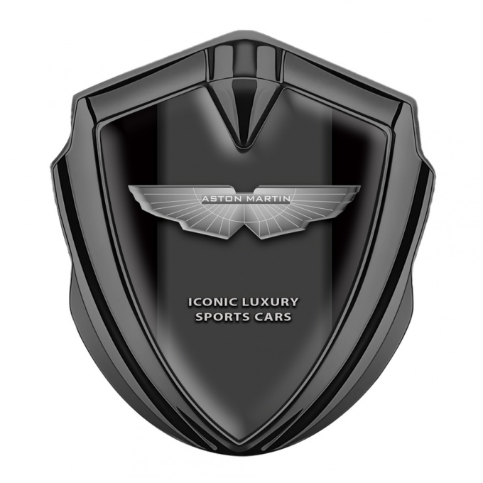 Aston Martin Bodyside Emblem Graphite Black Grey Edition