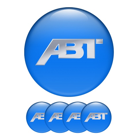 ABT Sportsline Silicone Stickers Center Hub Blue Stilysh