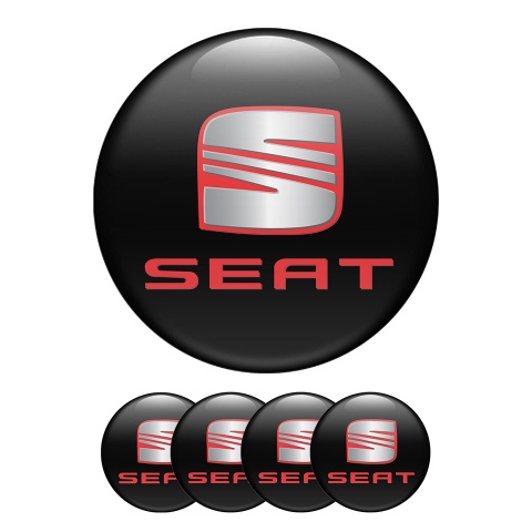 Seat Silicone Stickers Center Hub Dome caps 3D
