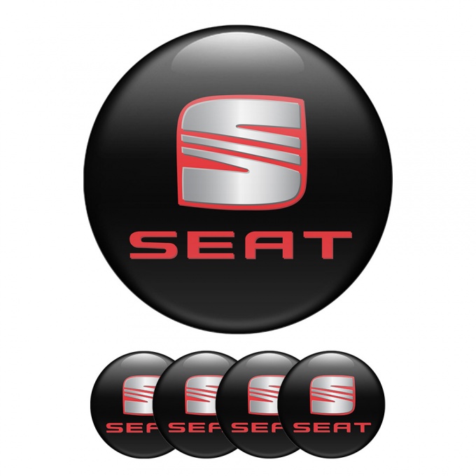 Seat Silicone Stickers Center Hub Dome caps 3D