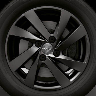 Seat  Sticker Wheel Center Hub Cap  Carbon Version Gray And White 