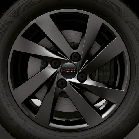 Seat Wheel Center Cap Domed Stickers Best Colors Combination  