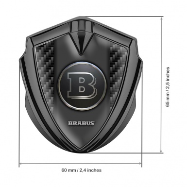 Mercedes Brabus Bodyside Emblem Graphite Dark Carbon Edition
