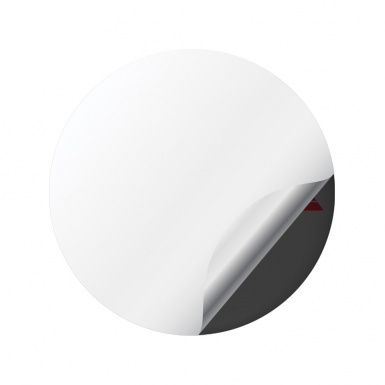Ronal Sticker Wheel Center Hub Cap Light Gray 