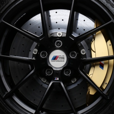 BMW M Performance Center Hub Dome Stickers 3D 