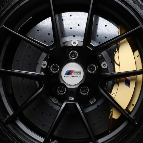 BMW M Performance Center Hub Dome Stickers 3D 