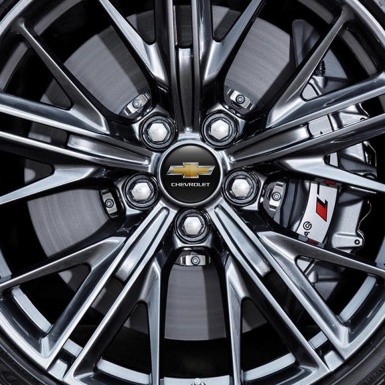 Chevrolet Domed Stickers Wheel Center Cap Super Car