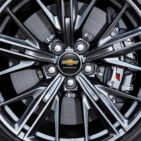 Chevrolet Domed Stickers Wheel Center Cap Super Car