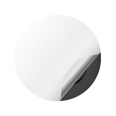 Acura Wheel Center Hub Cap Emblems White Silver Logo